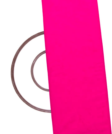 Neon Pink Colour Plain Net Fabric